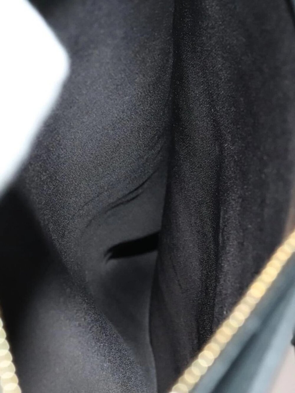 BURBERRY Shoulder Bag Leather Black Gold - Picture 13 of 16